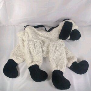 Senitt Plush Lamb Sheep Bag Shoulder Large Stuffed Animal White Duffle Canada